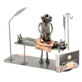 OP-TISCH MIT VISITENKARTEN-HALTER