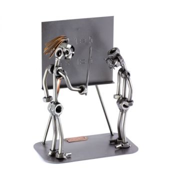 Lerares met leerling