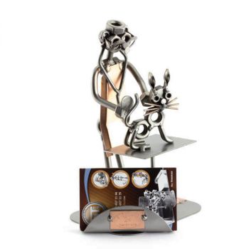 TIERARZT MIT VISITENKARTEN-HALTER