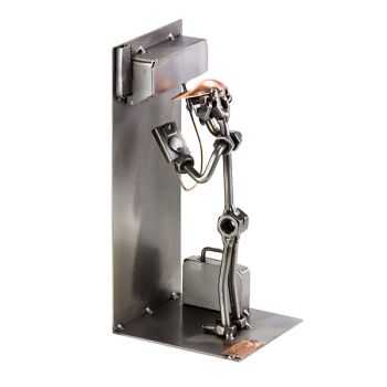 KÄLTEANLAGENBAUER MIT HANDYHALTER