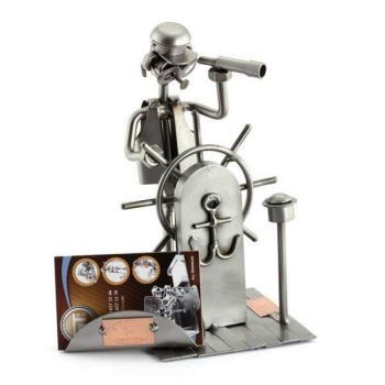 SEEMANN / KAPITÄN MIT VISITENKARTEN-HALTER