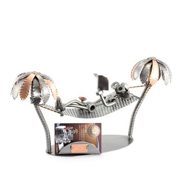 HAENGEMATTE MIT VISITENKARTEN-HALTER