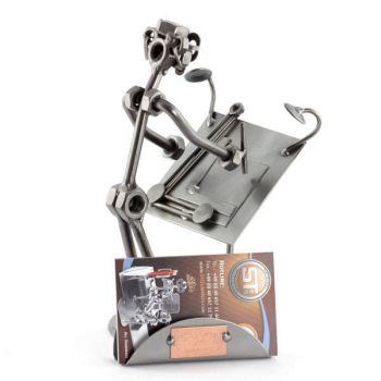 ARCHITEKT MIT VISITENKARTEN-HALTER