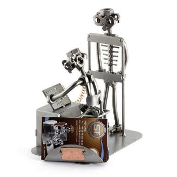 RADIOLOGE MIT VISITENKARTEN-HALTER