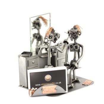 KOSMETIKERIN / VISAGISTIN VISITENKARTEN-HALTER