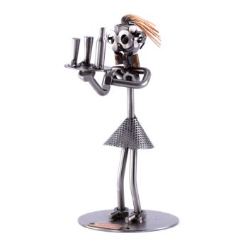 KELLNERIN MIT SEKTTABLETT