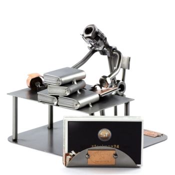 BUCHHALTER MIT VISITENKARTENHALTER