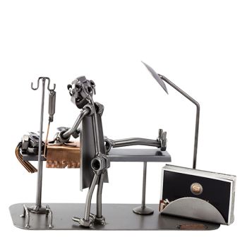 OP-TISCH MIT VISITENKARTEN-HALTER