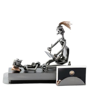 PSYCHOLOGE MIT VISITENKARTEN-HALTER