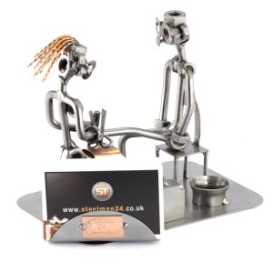 PEDIKÜRE / FUSSPFLEGERIN MIT VISITENKARTEN-HALTER