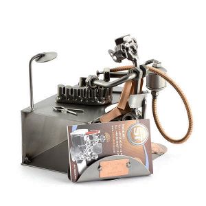 ZAHNTECHNIKER MIT VISITENKARTEN-HALTER